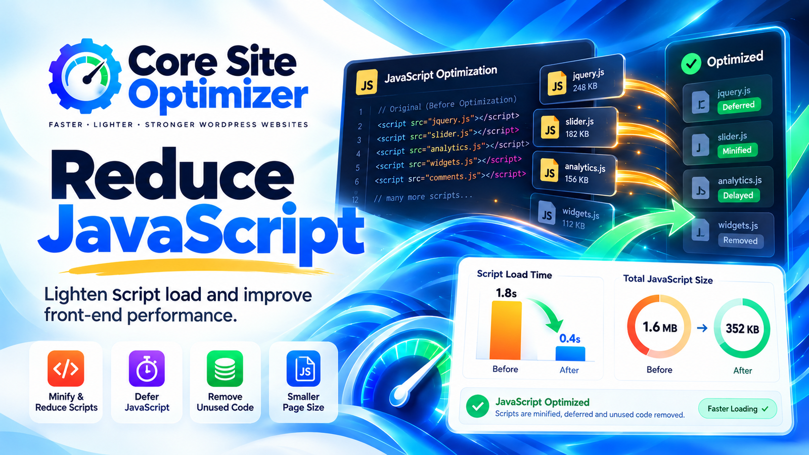 Core Site Optimizer feature demonstration 2