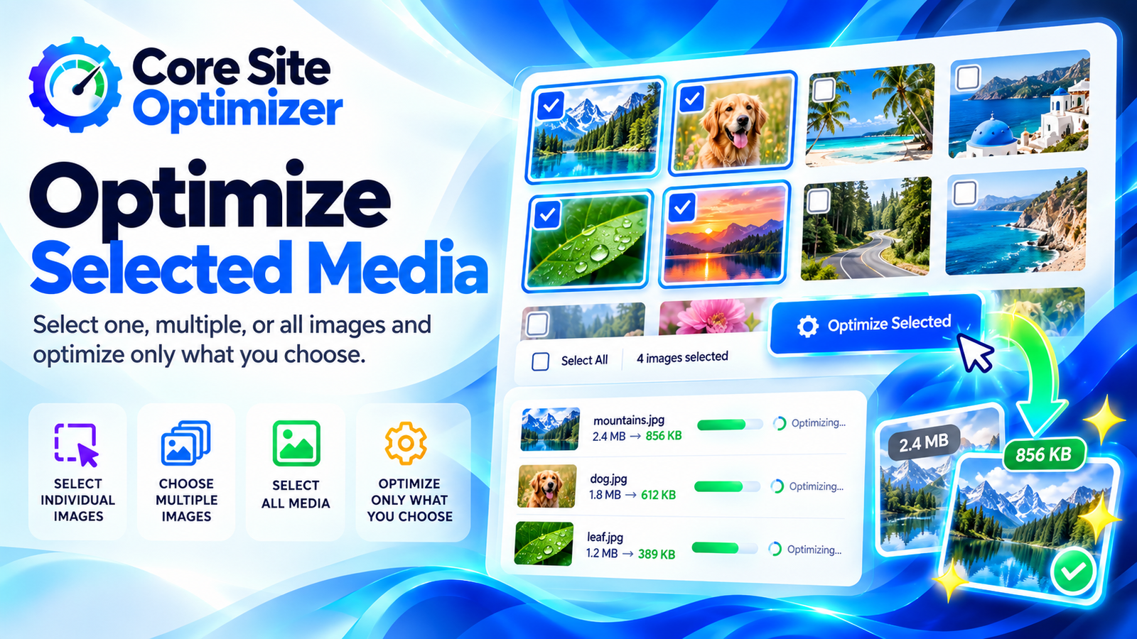 Core Site Optimizer feature demonstration 7